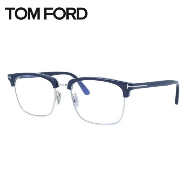 トムフォード メガネフレーム 伊達メガネ アジアンフィット 調整可能ノーズパッド（クリングス） TOM FORD FT5801-F-B 090 56 （TF5801FB 090 56） スクエア