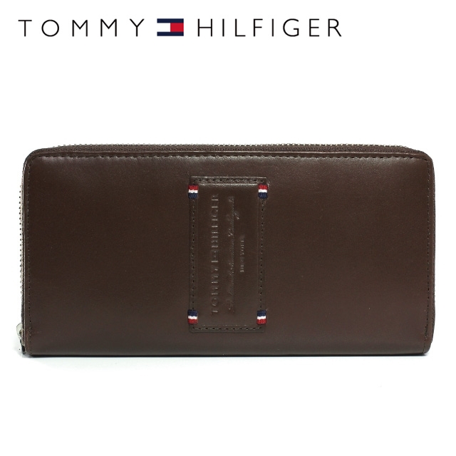 トミーヒルフィガー 財布 TOMMY HILFIGER 長財布 31TL13X024-200（0091-5844/02） ブラウン 小銭入れ有 財布 ウォレット レザー（本革） トミー シンプル メンズ 男性 夫 彼氏 息子 フレッシャーズ ビジネス 新社会人 ギフト プレゼント 記念日