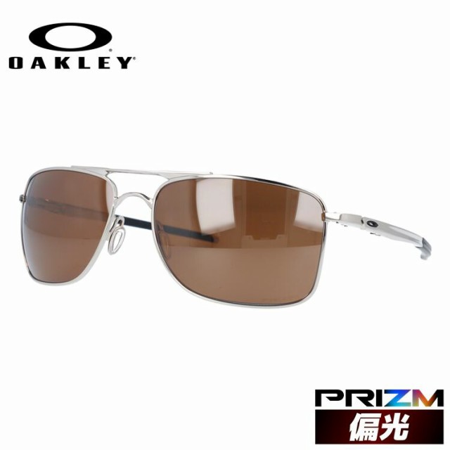 【訳あり】オークリー 偏光 サングラス ゲージ8 ラージ プリズム OAKLEY GAUGE 8 LARGE OO4124-0962 62サイズ スクエア