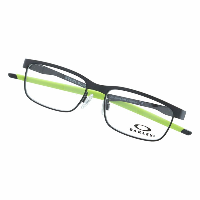 【海外正規品】キッズ ジュニア用 オークリー メガネ フレーム OAKLEY 眼鏡 STEEL PLATE XS スチールプレートXS OY3002-0448 48 レギュラーフィット（調整可能ノーズパッド） スクエア型 子供 ユース 度付き 度なし 伊達 ダテ めがね 老眼鏡 サングラスの通販は