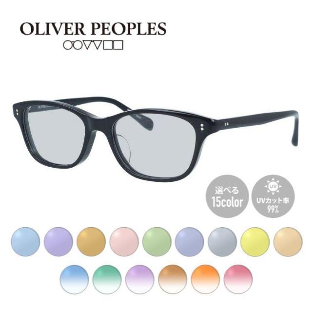 【選べる15色 ライトカラーレンズ】【国内正規品】オリバーピープルズ メガネフレーム アシュトン-ジェー 伊達メガネ アジアンフィット Oliver Peoples Ashton-J OV7946 BK 51サイズ スクエア型 復刻モデル 日本製 ユニセックス メンズ レディース