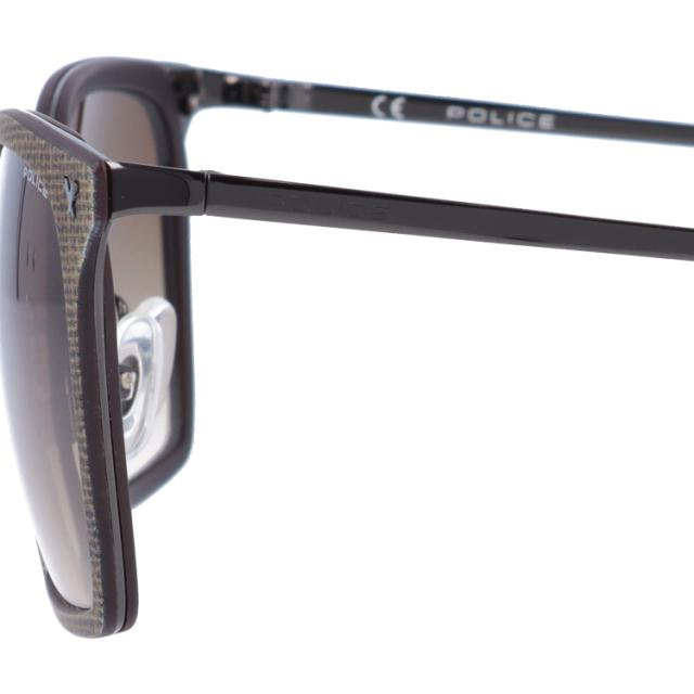 国内正規品】ポリス サングラス スクエア型 POLICE SPL154I 0GGN 53