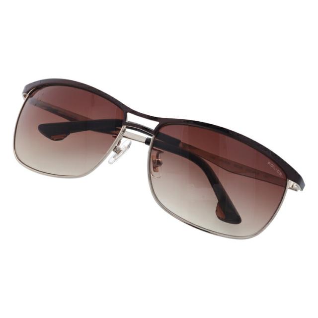 【国内正規品】ポリス サングラス スクエア型 POLICE SPL918J 0K05 62サイズ ユニセックス メンズ レディース アウトドア ドライブ UVカット 紫外線 プレゼント 国内正規品】ポリス サングラス スクエア型 POLICE SPL918J 0K05 62