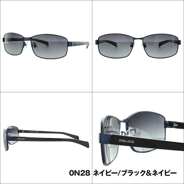 ポリス サングラス スクエア型 POLICE SPL271J 568/0N28/584V/583X 61 アジアンフィット メンズ アウトドア ドライブ UVカット 紫外線 プレゼント_2