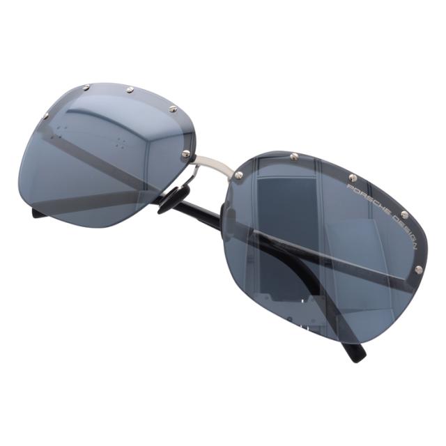 国内正規品】ポルシェデザイン サングラス オーバル型 ミラーレンズ