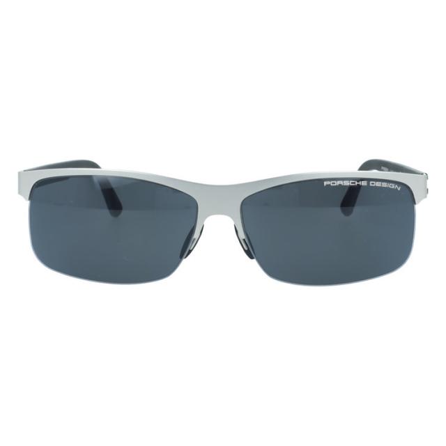 訳あり ポルシェ絵図面 黒眼鏡 PORSCHE DESIGN P8584 D 64 真四角 ユニ一発やる メンズ レディース