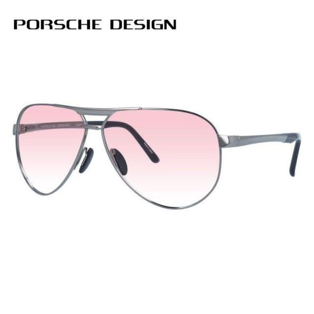 【選べるレンズ15色】国内正規品 ポルシェデザイン サングラス PORSCHE DESIGN P8649-D 62サイズ ティアドロップ メンズ UVカット_15