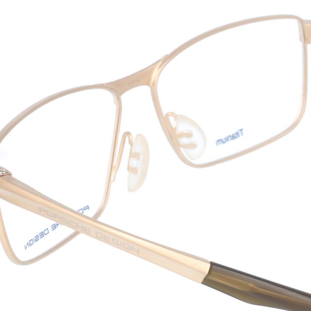 国内正規品】ポルシェデザイン メガネフレーム スクエア型 伊達メガネ