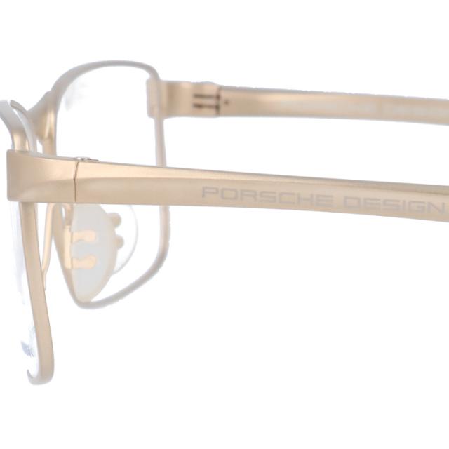 国内正規品】ポルシェデザイン メガネフレーム スクエア型 伊達メガネ