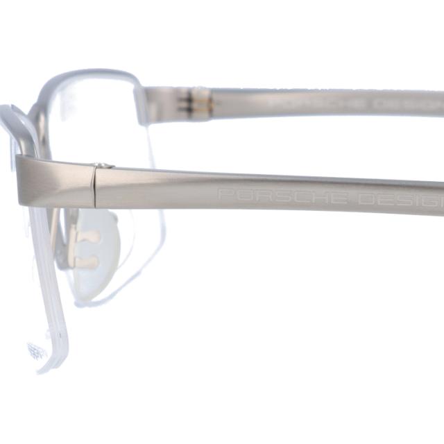 国内正規品】ポルシェデザイン メガネフレーム スクエア型 伊達メガネ