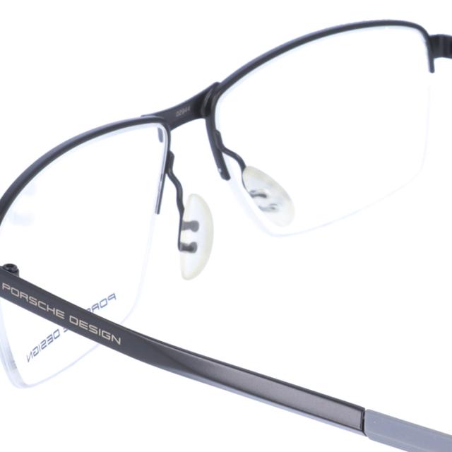 国内正規品】ポルシェデザイン メガネフレーム スクエア型 伊達メガネ