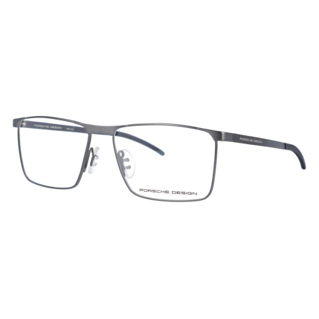 【国内正規品】ポルシェデザイン メガネフレーム スクエア型 伊達メガネ PORSCHE DESIGN P8326 B 55サイズ ユニセックス メンズ レディース イタリア製 ハイブランド_1