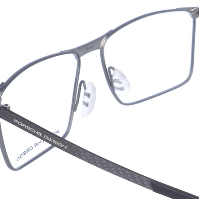 国内正規品】ポルシェデザイン メガネフレーム スクエア型 伊達メガネ