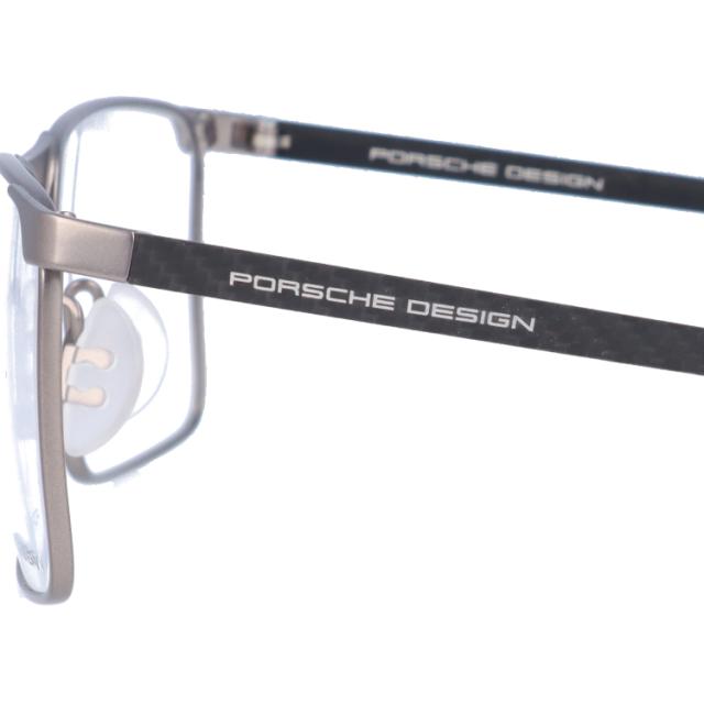 国内正規品】ポルシェデザイン メガネフレーム スクエア型 伊達メガネ