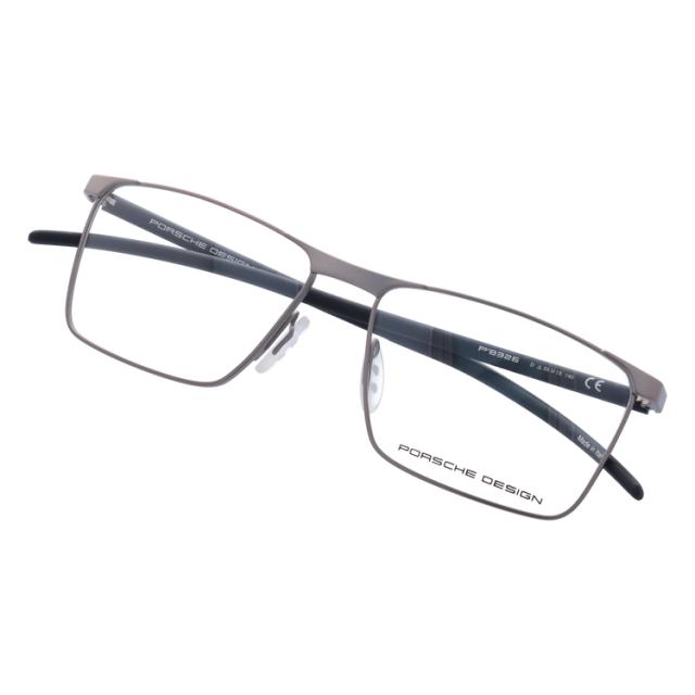 【国内正規品】ポルシェデザイン メガネフレーム スクエア型 伊達メガネ PORSCHE DESIGN P8326 D 55サイズ ユニセックス メンズ レディース イタリア製 ハイブランド_9