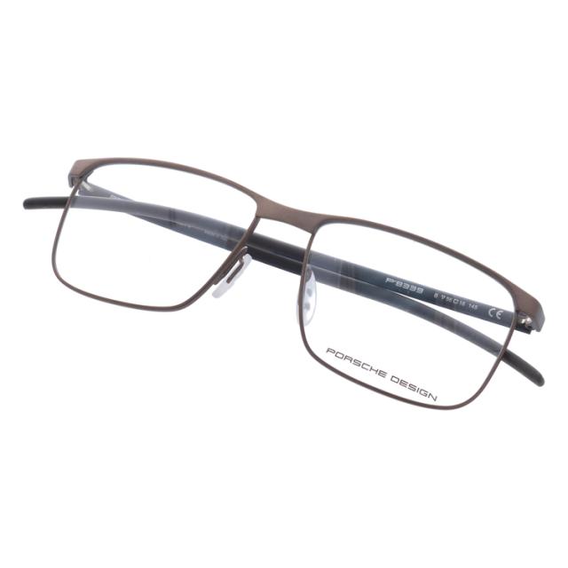 【国内正規品】ポルシェデザイン メガネフレーム スクエア型 伊達メガネ PORSCHE DESIGN P8339 B 56サイズ ユニセックス メンズ レディース イタリア製 ハイブランド_9