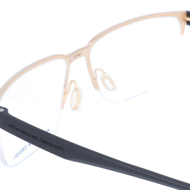国内正規品】ポルシェデザイン メガネフレーム スクエア型 伊達メガネ