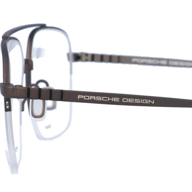 国内正規品】ポルシェデザイン メガネフレーム スクエア型 伊達メガネ