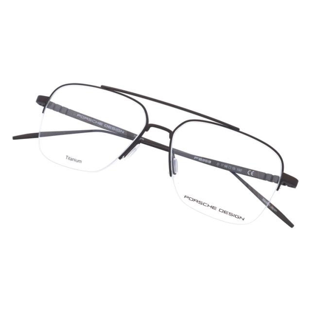 国内正規品】ポルシェデザイン メガネフレーム スクエア型 伊達メガネ
