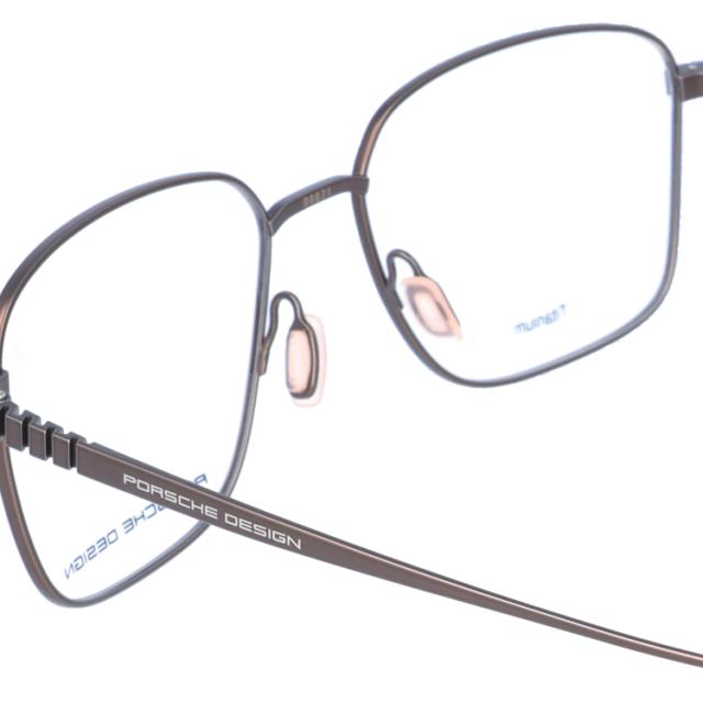 国内正規品】ポルシェデザイン メガネフレーム スクエア型 伊達メガネ