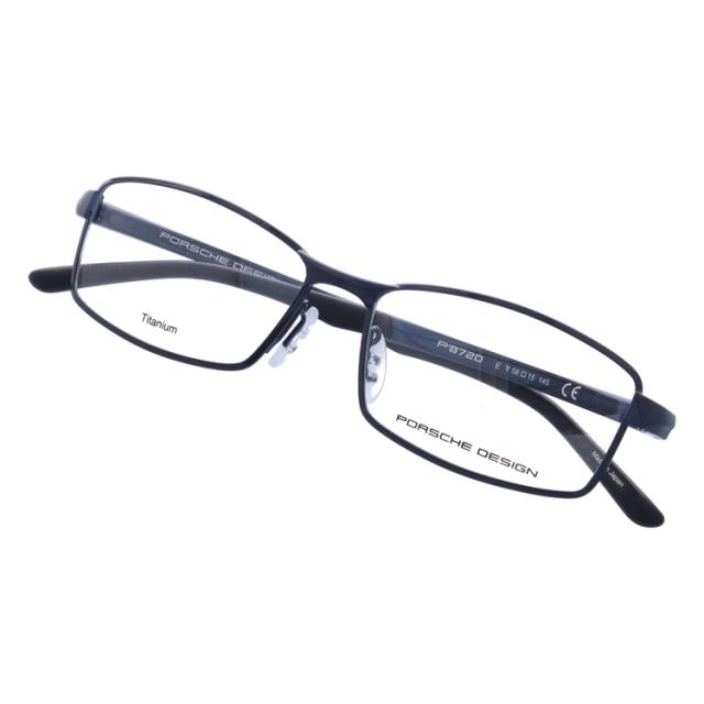 国内正規品】ポルシェデザイン メガネフレーム スクエア型 伊達メガネ