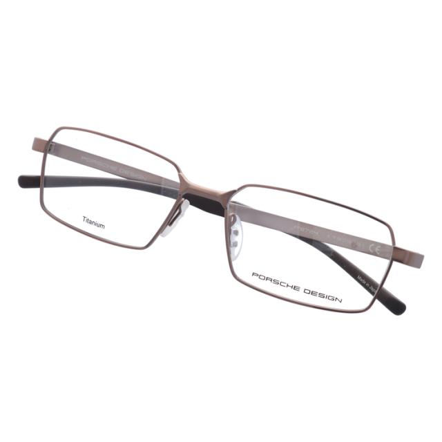 国内正規品】ポルシェデザイン メガネフレーム スクエア型 伊達メガネ