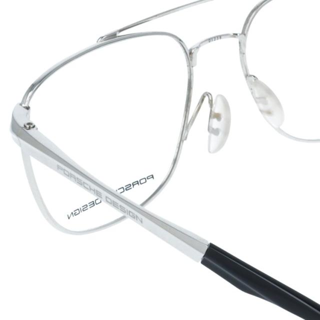 ポルシェデザイン メガネフレーム 伊達メガネ PORSCHE DESIGN P8370 B 56 スクエア ダブルブリッジ ユニセックス メンズ レディース 国内正規品_6