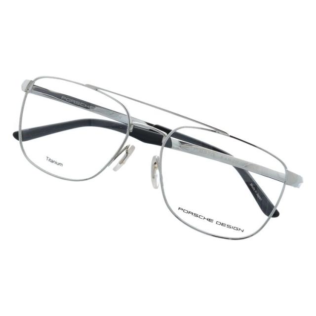 ポルシェデザイン メガネフレーム 伊達メガネ PORSCHE DESIGN P8370 B 56 スクエア ダブルブリッジ ユニセックス メンズ レディース 国内正規品_9
