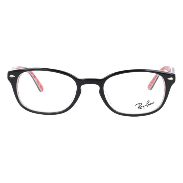 【海外正規品】レイバン メガネフレーム Ray-Ban 眼鏡 RX5209D 2479 50 （RB5209D） オーバル型 伊達メガネ ブラック/レッド プレゼント 海外正規品】レイバン メガネフレーム Ray-Ban 眼鏡 RX5209D 2479 50