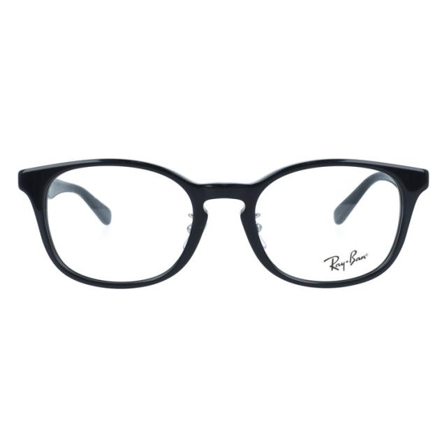 レイバン メガネフレーム 伊達 アジアンフィット/フルフィット/調整可能ノーズパッド/クリングス Ray-Ban RX5386D 2000 51 ウェリントン 男女兼用 国内正規品