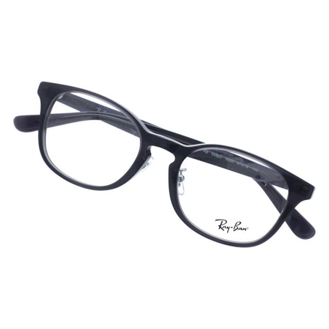 レイバン メガネフレーム 伊達 アジアンフィット/フルフィット/調整可能ノーズパッド/クリングス Ray-Ban RX5386D 5920 51 ウェリントン 男女兼用 国内正規品