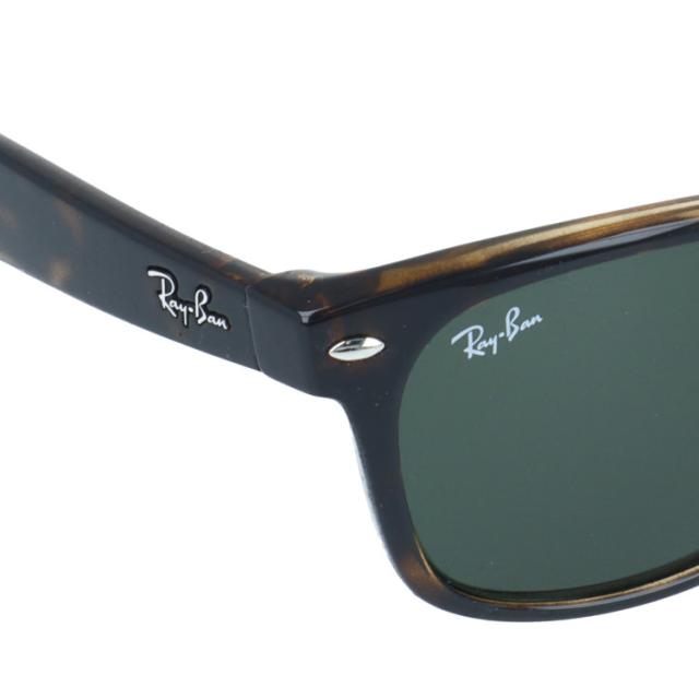 訳あり・店先見せびらかす品 レイバン 黒眼鏡 ニューウェイファーラー アジアン相応う Ray-Ban NEW WAYFARER RB2132F 902L 55 真四角 男女兼用 国内定まり品