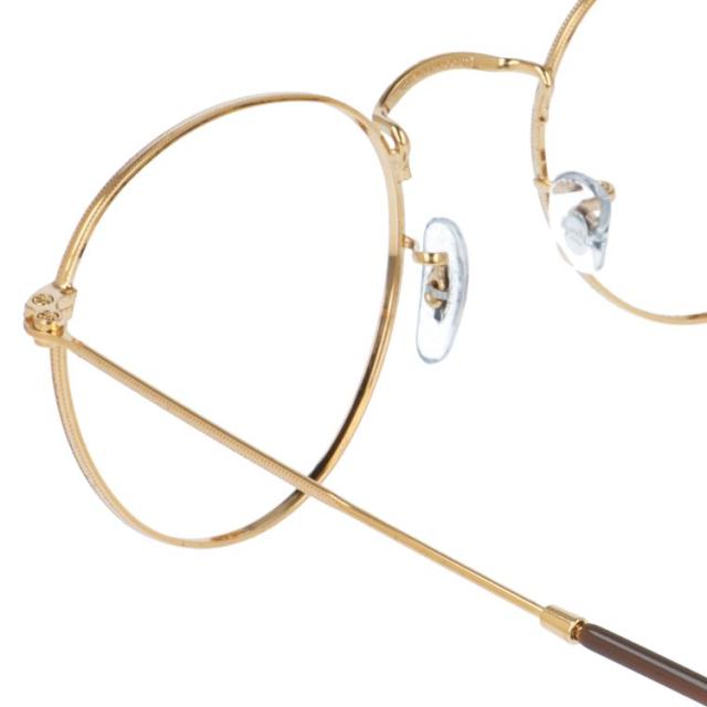 ラウンドメタル RB3447 9001⁄A5 レイバン ブラウン ゴールド 丸