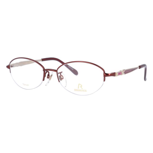【国内正規品】ローデンストック メガネフレーム RODENSTOCK EXCLUSIV R0181-C 50/52/54サイズ エクスクルーシブ 伊達メガネ オーバル おしゃれメガネ ブランド レディース ラインストーン_1