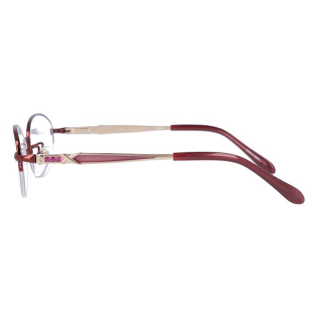 【国内正規品】ローデンストック メガネフレーム RODENSTOCK EXCLUSIV R0181-C 50/52/54サイズ エクスクルーシブ 伊達メガネ オーバル おしゃれメガネ ブランド レディース ラインストーン_3