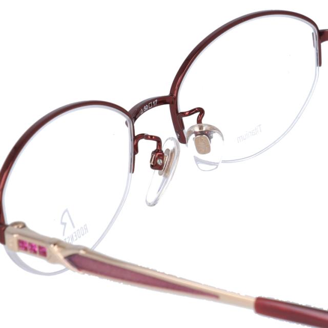 【国内正規品】ローデンストック メガネフレーム RODENSTOCK EXCLUSIV R0181-C 50/52/54サイズ エクスクルーシブ 伊達メガネ オーバル おしゃれメガネ ブランド レディース ラインストーン_6
