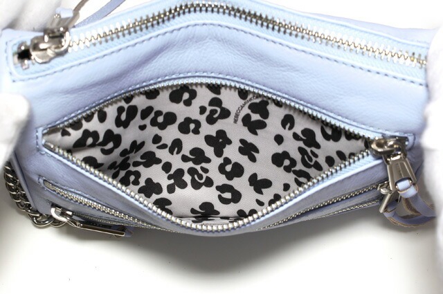 【訳あり】レベッカミンコフ ショルダーバッグ/クラッチバッグ/ハンドバッグ REBECCAMINKOFF HS15EFCX02 417 ソフトブルー IRIDESCENT SHADOW MINI5ZIP 3WAYバッグ Rebecca Minkoff レディース 革 プレゼント_6