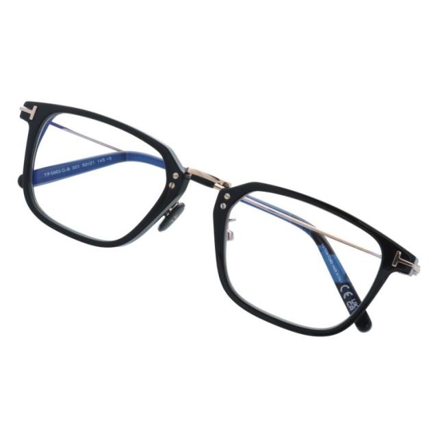 トムフォード メガネフレーム 伊達メガネ アジアンフィット TOM FORD FT5862-D-B 001 52 スクエア ユニセックス メンズ レディース_9