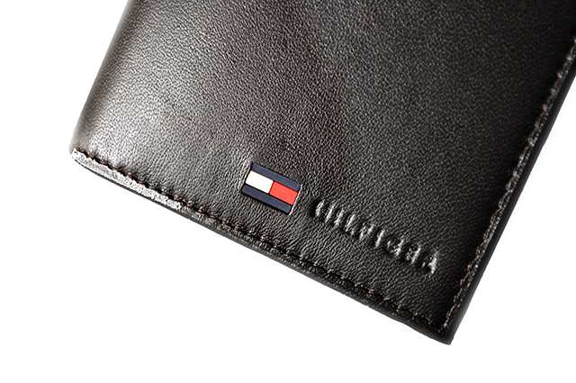 【訳あり】トミーヒルフィガー 長財布 TOMMY HILFIGER 31TL19X015-200 （0092-5473/02） ビターチョコレート  小銭入れ有 レザー 革 プレ｜au PAY マーケット