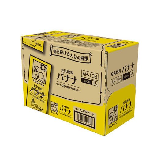 キッコーマン 豆乳飲料 バナナ 1l 6本入 豆乳 の通販はau Pay マーケット 爽快ドラッグ