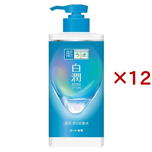 肌ラボ 白潤 薬用美白化粧水 大容量ポンプ(400ml×12セット)[化粧水 さっぱり]