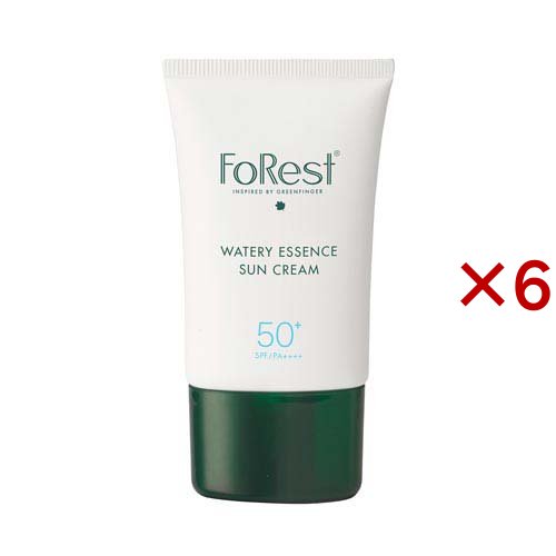 グリーンフィンガーフォレスト ウォータリーエッセンスUV クリーム(50ml×6セット)[UV 日焼け止め SPF50〜]