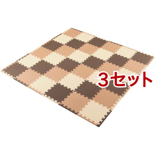 ジョイントマットフチ付き(36枚入*3セット)[セーフティグッズ その他]