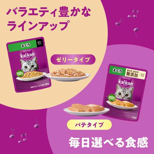 カルカン パウチ 海の幸ミックス まぐろかつおほたてだし キャット ウェットフード(12袋入×8セット(1袋60g))[キャットフード(ウェット)]_5