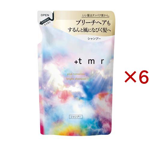 プラストゥモロー(+tmr) ブライトシャンプー つめかえ用(400ml×6セット)[シャンプー その他]