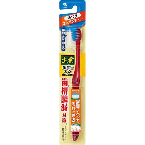 生葉 歯間に入るブラシ コンパクト ふつう(72本セット)[歯ブラシ]_1