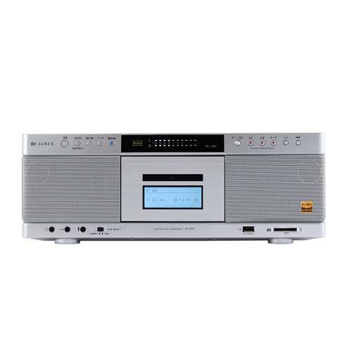 東芝エルイートレーディング SD／USB／CDラジオカセットレコーダー AX-KCR90(S)(1台)[ラジカセ]