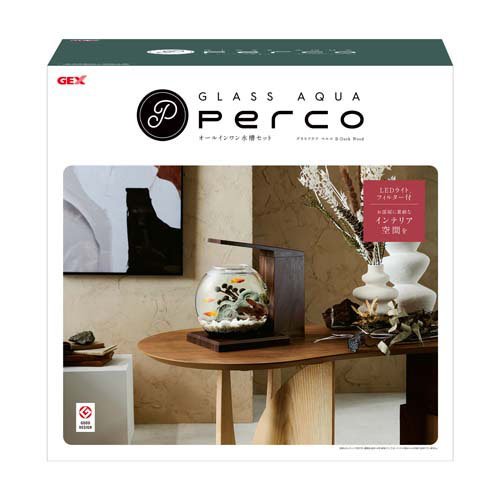 グラスアクア PERCO B-Dark Wood(1セット)[水槽]