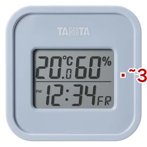 タニタ デジタル温湿度計 ブルーグレー TT-588-BL(3セット)[生活用品 その他]の通販は 5,874円