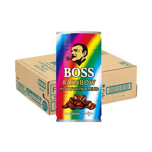 ボス レインボーマウンテンブレンド(185g×30本入)[缶コーヒー(加糖)]の